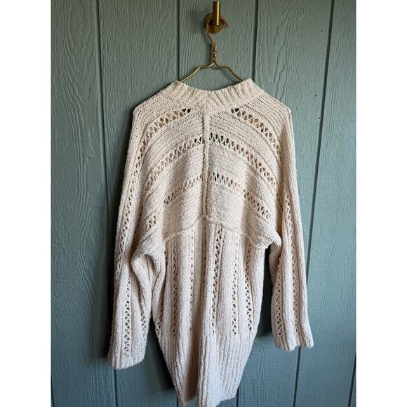 Free People Cable Cardi, oversized XS $198 retail - Picture 8 of 8